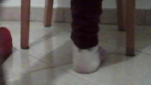 In Chucks (Red Sneakers) and Dirty Socks