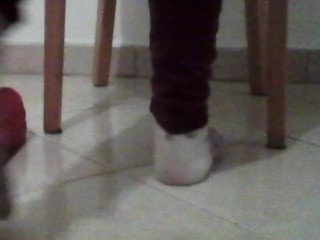 In Chucks (Red Sneakers) and Dirty Socks