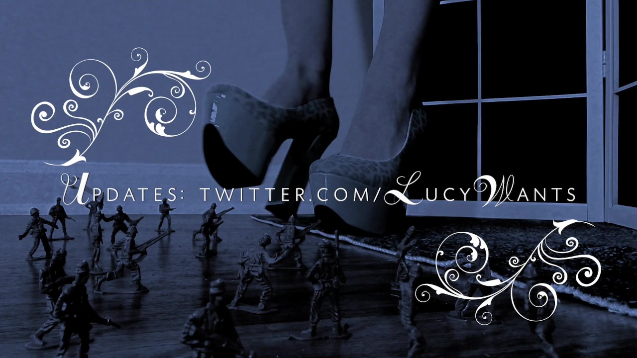 Crush fetish: Giantess Goddess Lucy crushes army men with heels | lucywants - RedTube