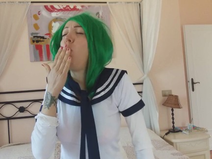 suppository for this schoolgirl!