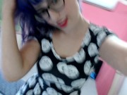 Sexy brazilian babe striptease and twerk 10/16