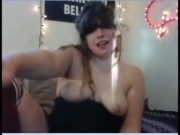 HAIRY PIERCED CAM GIRL ON MFC! Ganjagirl802 14/16