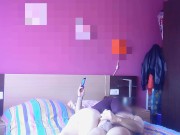 Hot big ass blonde dreams of begins fucked by twococks,what you did not see 14/16