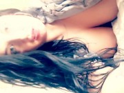 Daddies girl showing daddy how wet she is like a little slut