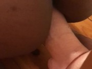 PLAYING WITH MY 10 INCH DILDO
