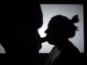 Silhouette Blowjob - Missy and George 8/16