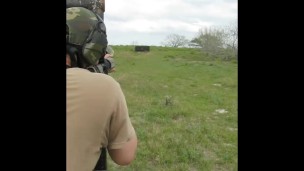 Two Gun Too Much FUN! Sig PM400 Pistol & SB15 Video Glock 17 9mm Shooting