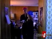 Kinky dyke babes strapon fucking in luscious threesome 5/16