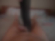 Ginger Home Cat Girl Dancing and Doing Sensual SockJob FootJob to Cumshot 2/16