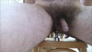 Straight hole after ass fuck sucks and shoots huge butt plug without hands