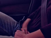 Phone clip DONT TRY THIS! Girlfriend has two orgasms while boyfriend drives 3/16