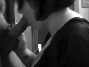 Kinky Goth Sucks Uncut Cock 3/16