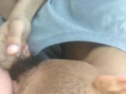 Boyfriend Eats My Pussy Until I Cum In Public 9/16
