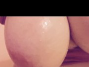 Big boob blonde in bath 11/16