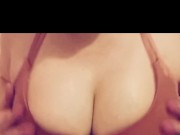 Big boob blonde in bath 2/16