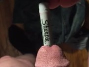 Urethra vs Sharpie - Screenshot 2 of 16 - Big Cock