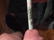 Urethra vs Sharpie - Screenshot 4 of 16 - Big Cock