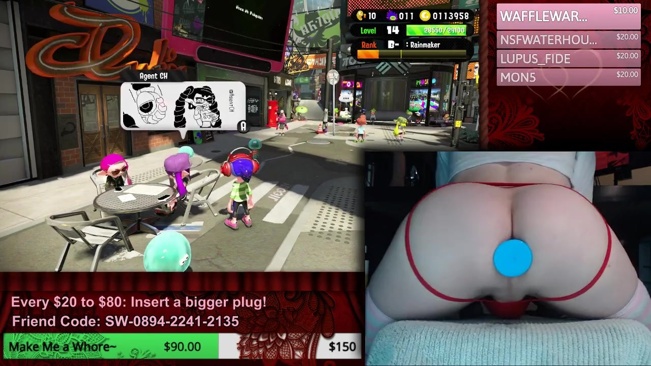 Sweet Cheeks Plays Splatoon 2 - Part 2 (2018-03-23) - RedTube