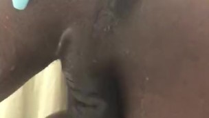 Morning shower. Watch my Hole twitch (TS PublicPrincess)