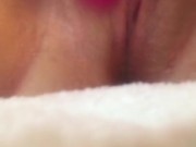 Close up of tight pussy squirting multiple times. 14/16