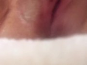 Close up of tight pussy squirting multiple times. 5/16