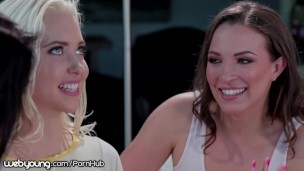 WebYoung Truth or Dare Turns Into Lesbian Licking 3Some!
