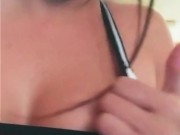 Nerdy girl fucks her self 2/16