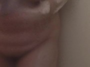 Sensual BBW Fresh Head and Shower Shave Masturbation 14/16