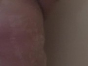 Sensual BBW Fresh Head and Shower Shave Masturbation 15/16