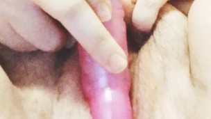 Chubby pussy masturbation