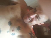 Stroking my cock