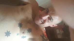Stroking my cock