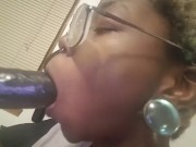 Slut sucks and fucks her dildo  (Compilation) 11/16