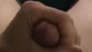 solo masturbation with cum shot