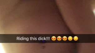 Clit rub with dildo