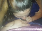 Young Brunette Sucks Black Cock 10/16