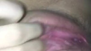 Pussy play before bed