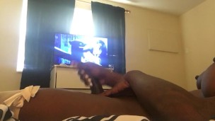 Tranny Drains her Sexy Dick
