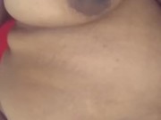 BBW DONI ROSE AKA BOOBIIGODDESS touching pleasing her body