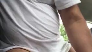 Daddy Bear Gets A Blow Job From Car Vacuum 