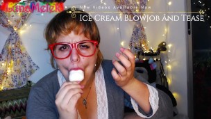 Trailer - BBW Ice Cream BlowJob and Tease - LunaMelek.manyvids.com