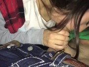 PUBLIC BlowJob in Parking Lot (Cum in Mouth) 8/16