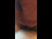 Smartphone Quickie Creampie in Hairy Ginger Pussy | Morning Cheering Up 8/16