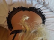 POV Blowjob in Front of The Mirror and Rough Sex from Young Wife My Teacher 5/16