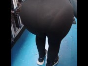 A DAY OUT WITH THE WIFE IN SEE THROUGH SPANDEX PART 3