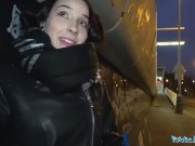 Public Agent Hot Czech car fuck after public blowjob makes agents cock hard