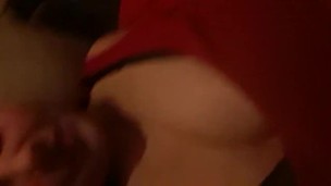 Playing with my big tits