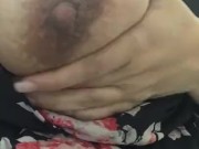 6 months pregnant - squirting pre-milk clip
