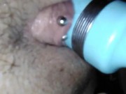 Masturbating with some toys