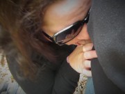 Goth Milf Outdoors On Her Knees Sucking Dick - Facial 5/16